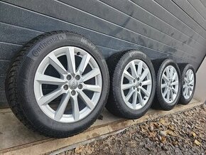 Zimná sada AUDI 5x112+Continental 205/55 R16