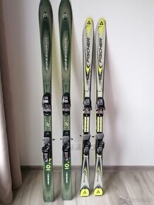 Lyže Rossignol 160 a Fischer 142