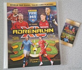 ALBUM - BINDER FIFA 365 ADRENALYN 2025 + 1 BALÍČEK  GRATIS