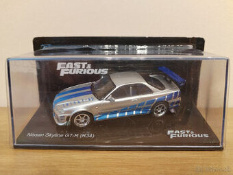 Predám Nissan Skyline GT-R Fast & Furious 1:43 od Deagostini