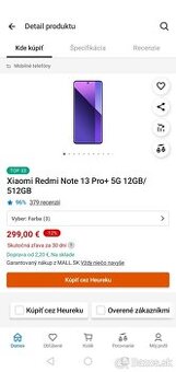 Kúpim Redmi Note 13 Pro+ 5G 12GB/512GB