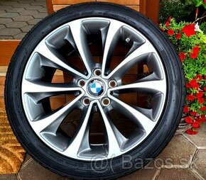 alu R18 5x120 bicolor, senzory, pneu 225/45, orig. BMW - 1