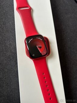 Apple Watch 8 41mm red - 100% batéria , záruka