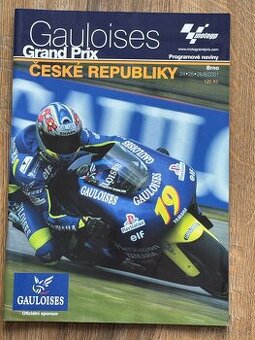 Bulletin program Grand Prix MOTO GP Brno z r. 2001