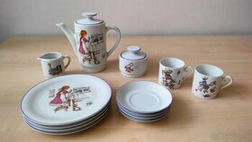 Dětská porcelánová čajová sounprava Reutter Porzellan - Něm - 1