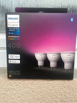 LED RGBW Stmievateľná žiarovka Philips GU10