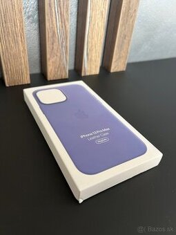 Kozeny kryt iPhone 13 Pro Max Leather Case Wisteria