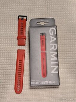 Originál garmin quick fit flame red 20mm