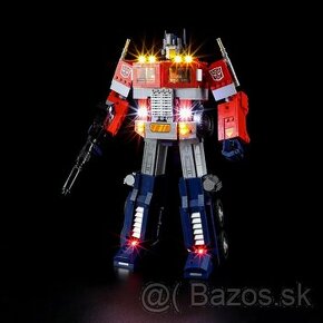 LEGO® Icons 10302 Optimus Prime - Z VÝSTAVKY + SVĚTLA