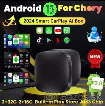 CarAiBOX Bezdrôtový Zrkadlo Android 13.0 CarPlay Ai Box