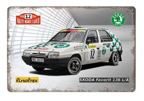 plechová cedule - Škoda Favorit 136 L/A 1993