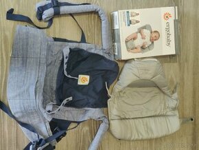 Ergobaby Original Blue Vintage s vložkou pre novorodencou