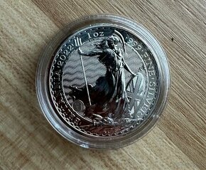 BRITANNIA Investiná strieborná minca 1 oz (31,10 g) 2022