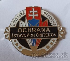 Klopový odznak " Úrad ochrany ústavných činiteľov "