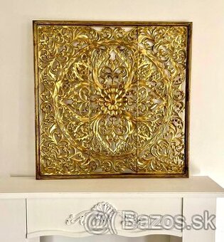 luxusna kovova zlata mandala 80x80cm -45% VALENTIN