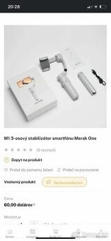 M13 osový stabilizator smartfónu