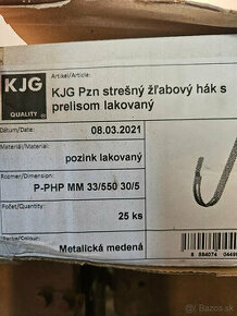 Strešný žlabový hák s prelisom - KJG