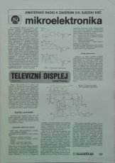 Mikroelektronika Amatérske Radio k závěrům XVI. sjezdu KSČ 3 - 1