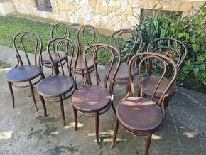 Stare drevené Stoličky 8 kusov aj thonet 270