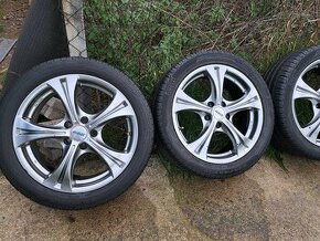 5x112 R17 orig Alutec-Škoda, VW 225/45