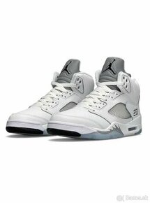 Nike Air Jordan 5 Retro White Silver Reflective - 1