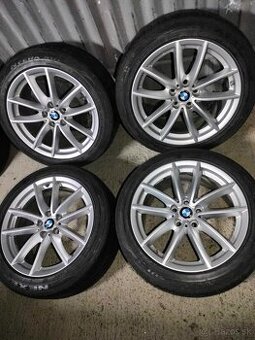 4ks alu disky orig. BMW 5x112 R18 pneu