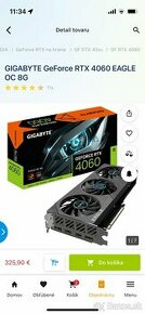 GIGABYTE GeForce RTX 4060 EAGLE OC 8G