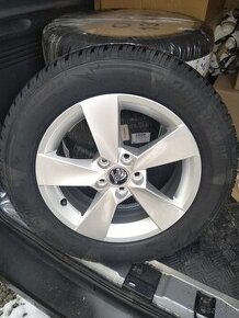 15" sada alu ŠKODA FABIA 4,VW,SEAT originál.