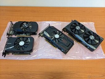 Nefunkčné GPU AMD 2x RX 560, 1x RX 550 a 1x R9 380 2GB - 1