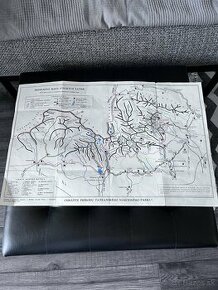 Retro mapa Tatier I Tatry I horolezectvo I mapa I kniha