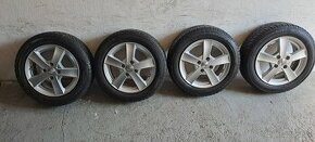 Alu 14" 4x100 r14 zimne pneumatiky 165/65r14 Semperit - 1