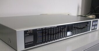 2x10 pasmovy strieborny equalizer JVC SEA-33, vyroba JAPAN - 1