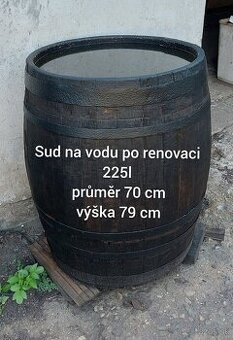 Prodám dřevěné sudy a kádě 100l - 1700l