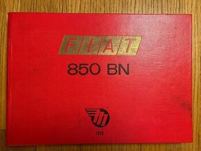 FIAT 850 originalni katalog dílů a návod k obsluze česky - 1