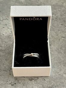 Pandora prsteň bikolór