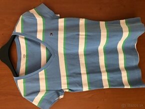 TOMMY HILFIGER originál modre damske tricko S - 1