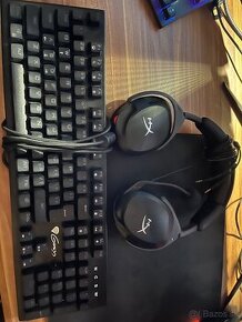 Klavesnica thor300,hyperX cloud stinger