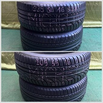 Dvojrozmer 205/55 r16 a 225/50 r16 letné Michelin 91V