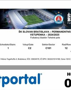 Slovan Permanentla 24/25 za nakupnu cenu