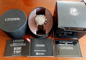 hodinky CITIZEN ECO-DRIVE a CASIO EDIFICE