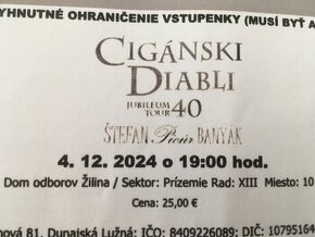 2x Cigánski diabli 4.12. o 19:00