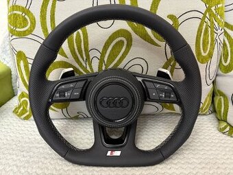 AUDI KOŽENÝ EXCLUSIVE VOLANT + AIRBAG + F1 PADLA