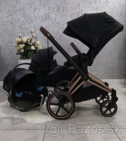 TROJKOMBINÁCIA CYBEX PRIAM PLATINUM ROSEGOLD BLACK