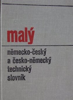 Malý německo-český-česko-nemecký technický slovník