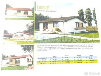 VÝSTAVBA: 3-izbový nízkoenergetický drevodom Luxury na Vašom - 1