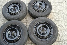 Plechové disky a zimné gumy Hankook 195/65 R15