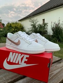 Nike Dunk Low White Rose Pink