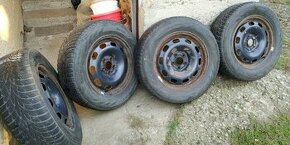 Zimná sada Nokian 195/65 R15 na diskoch VW 5x100 - 1