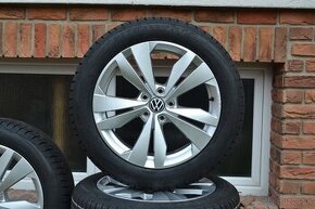 5x112 R18 Zimna sada original VW ID3 + 215/55 R18 Goodyear