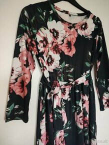 Kvetinové šaty XL
